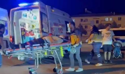 Düzce’de motosikletle otomobil çarpıştı: 1 yaralı