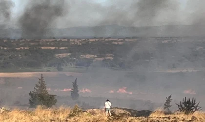 Enez’de orman yangını paniği... Gülçavuş sahili boşaltılıyor