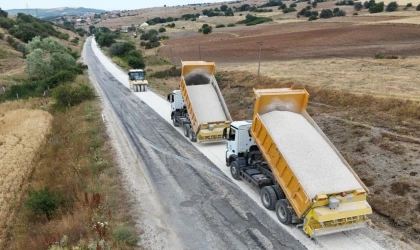Eskişehir kırsalında yol seferberliği