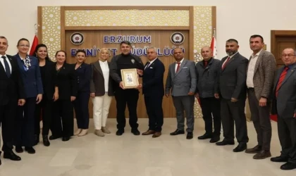 Edirneli muhtarlardan Erzurum’da vefa ziyareti