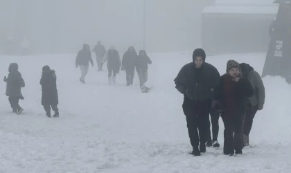 Kocaeli’de Kuzuyayla’da bahar ortasında kar sürprizi