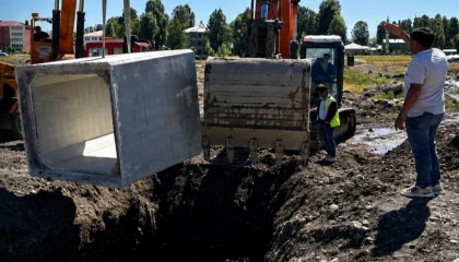 Ağrı Fatih Mahallesi’nde sel riskine kalıcı çözüm