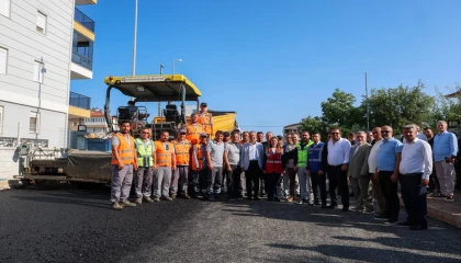 Antalya Yeniköy’de asfalt çalışmaları başladı