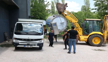 Antalya’da Kaş Sütleğen’e 4 tonluk süt soğutma tankı