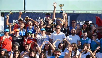 Balıkesir’de Plaj Voleybolu Balkan Şampiyonası sona erdi