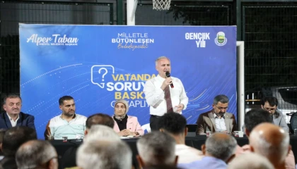 Bursa İnegöl’de Başkan Taban Ertuğrulgazili sakinlerle buluştu