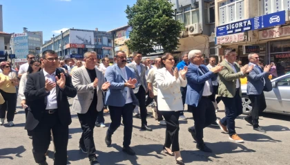 CHP Keşan’da gövde gösterisi yaptı