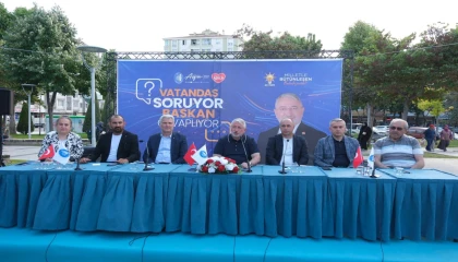 Çorum’da halkla buluşma programı