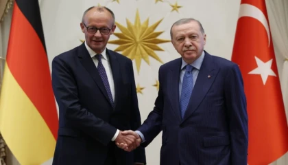 Cumhurbaşkanı Erdoğan, Almanya Şansölyesi Merz ile görüştü