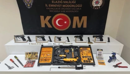 Elazığ’da silah ticaretine operasyon!