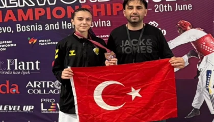 Emine Rana Adıgüzel Avrupa üçüncüsü oldu