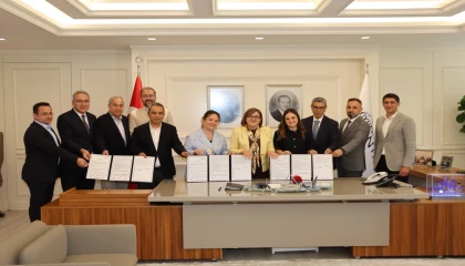 Gaziantep’te GASMEK binası için protokol