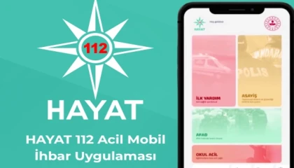 HAYAT 112 bir ayda 600 bini aştı... 7 bin 157 acil vakaya dijital müdahale