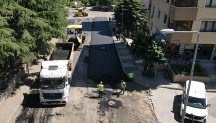 İstanbul Maltepe’de asfalt çalışmaları hızlandı