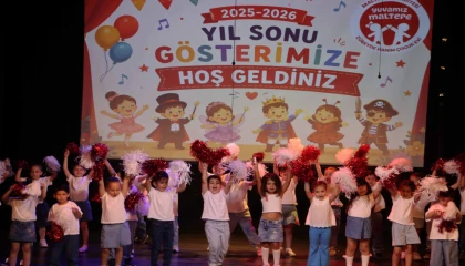 İstanbul’da Maltepe Belediyesi’nin kreşlerinde yılsonu heyecanı
