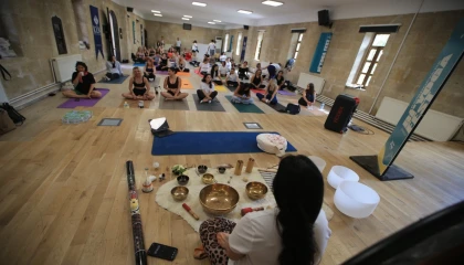 Kapadokya’da üç gün sürecek yoga festivali başladı