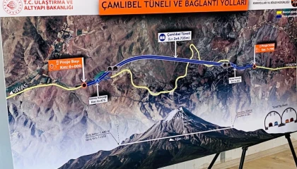 Karadeniz-Akdeniz hattında önemli adım... Çamlıbel Tüneli’nde inşa süreci başladı