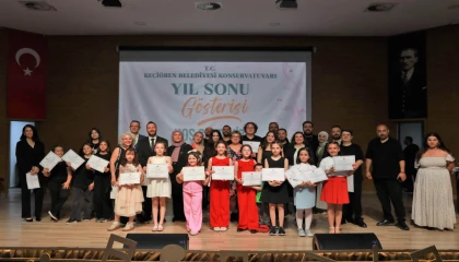 Keçiören Belediyesi Konservatuvarı’ndan yıl sonu konseri