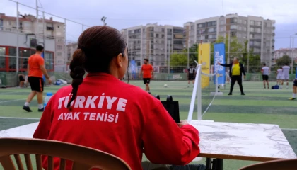Konya’da ayak tenisi hazırlığı