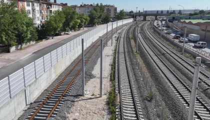 Konya’da gürültüye karşı ses bariyeri yapıldı