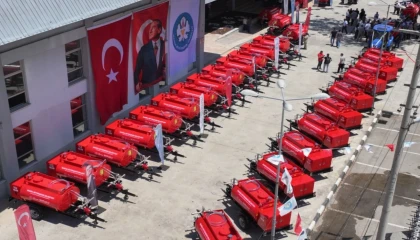 Manisa teyakkuzda... İlk etapta 48 tanker teslim edildi