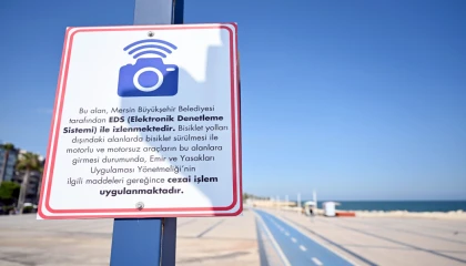 Mersin sahil şeridine 7/24 elektronik denetleme sistemi