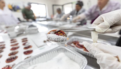 Mersin’de kan portakalı çikolatayla buluştu