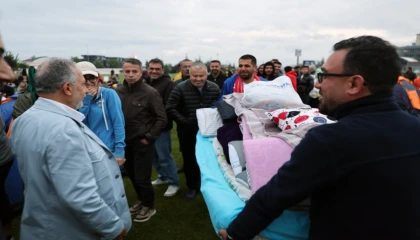 Milli heyecan Kayseri Talas’ta yürekleri ısıttı
