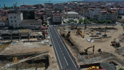 Ordu’da Millet Düzü’nde ilk asfalt serildi
