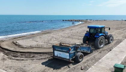 Ordu’da plajlar pırıl pırıl hazırlanıyor