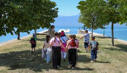 Sakarya’da su müfettişleri Sapanca Gölü ile ilk kez tanıştı