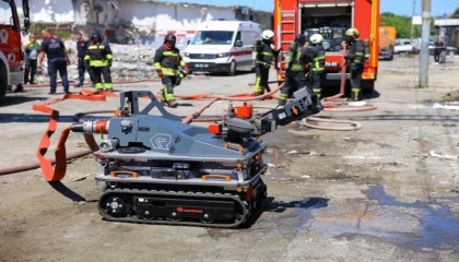 Samsun İtfaiyesi “Alevkıran” robotuyla güçleniyor