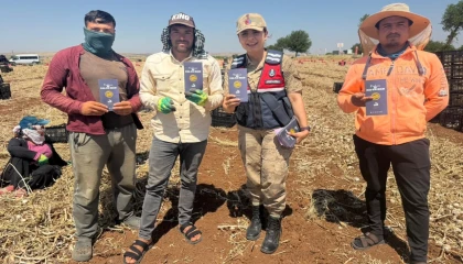 Şanlıurfa Jandarması’ndan KADES bilgilendirmesi