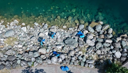 SASKİ’den Sapanca Gölü’de temizlik operasyonu
