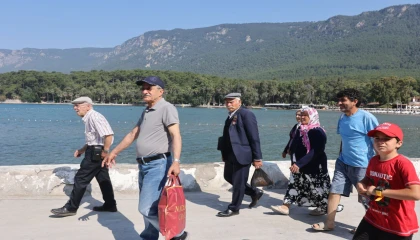 Şehit aileleri ve gaziler Muğla’nın doğal güzelliklerinde buluştu