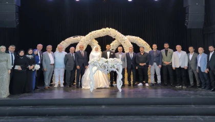 Şirin ve Ekmekci ailelerinin mutlu günü