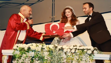 Sultan II. Abdülhamid Han’ın torununun nikahını Başkan Büyükgöz kıydı
