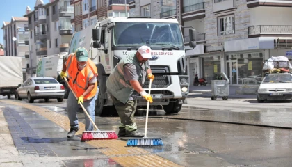 Ankara Keçiören’de kesintisiz temizlik mesaisi