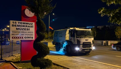 Ankara Keçiören’de NATO için temizlik mesaisi