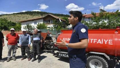 Ankara’da kırsala 80 yeni yangın tankeri