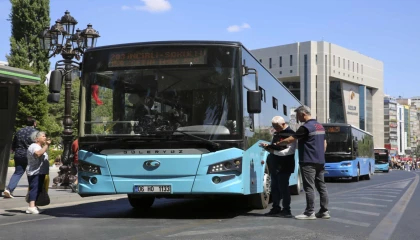Ankara’da toplu taşımada klima ve hizmet denetimi