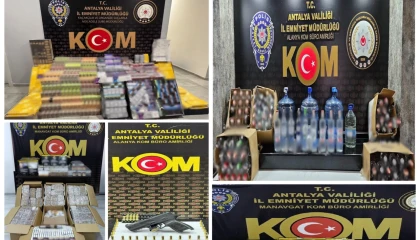 Antalya’da kaçakçılık operasyonları... 19 şüpheliye adli işlem