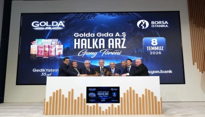 Bu kez gong ’Gold Gıda’ için çaldı