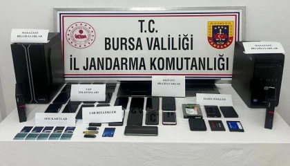 Bursa Jandarması’ndan milyonluk dolandırıcılık operasyonu: 7 tutuklama!