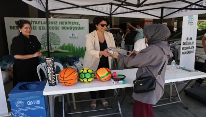 Bursa Nilüfer’de atık kağıtları getiren hediye kazanıyor