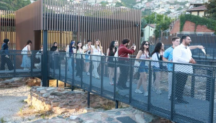 Bursa Osmangazi’de gençler tarihin izini doku avıyla sürdü