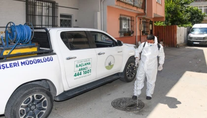 Bursa Osmangazi’de haşereye karşı anında müdahale