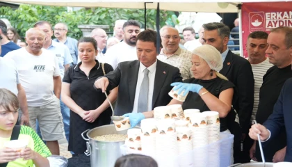Bursa Osmangazi’den aşure bereketi Küplüpınar’da paylaşıldı