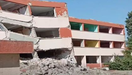 Edirne Keşan’da yıkım tamamlandı... Gözler yeni okulun yapımında