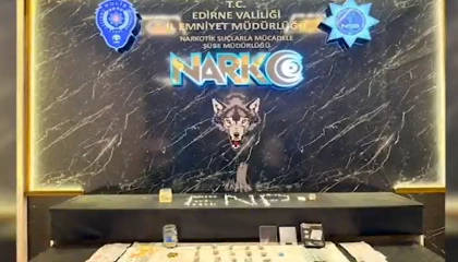 Edirne’de kokain ve skunk ele geçirildi